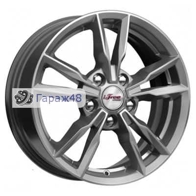 iFree Ikigai R16 / 6.5J PCD 5x114.3 ET 45 ЦО 60.1 Литые Темно-серебристый